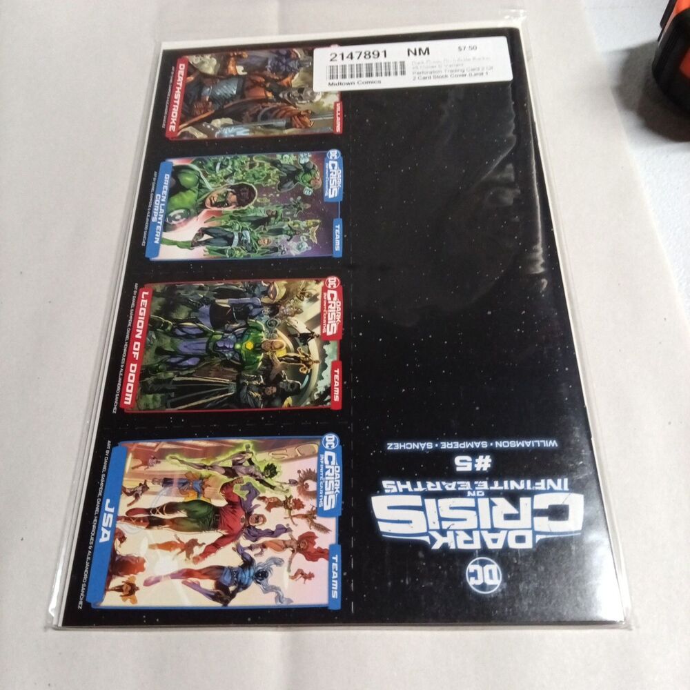 Dark Crisis on Infinite Earths #5 NM+ Trading Card 2 Variant 2022 DC Comics